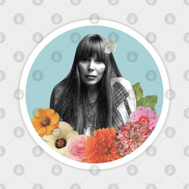 Joni Mitchell Collage Magnet by luliga